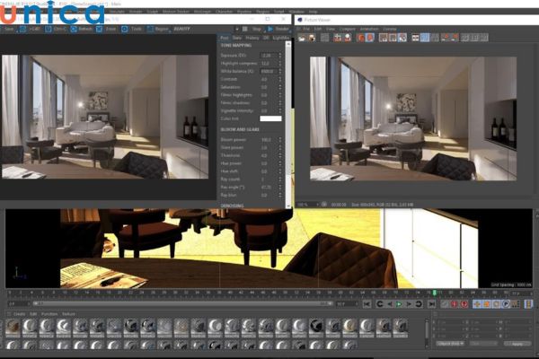 Corona Render có tính năng kết xuất đồng thời từ nhiều máy tính trong mạng