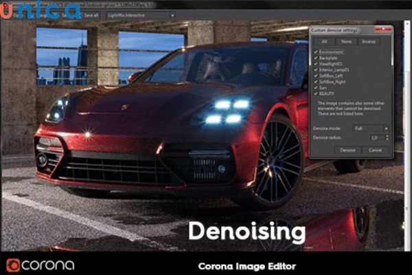 VFB là tính năng vô cùng quan trọng của Corona Render