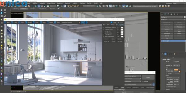 Corona Render có rất nhiều các thanh công cụ quan trọng