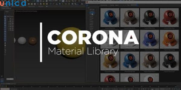 Thư viện vật liệu “Material library” đa dạng và phong phú