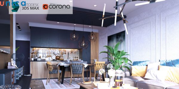 Corona Render hỗ trợ các tính năng của 3ds Max