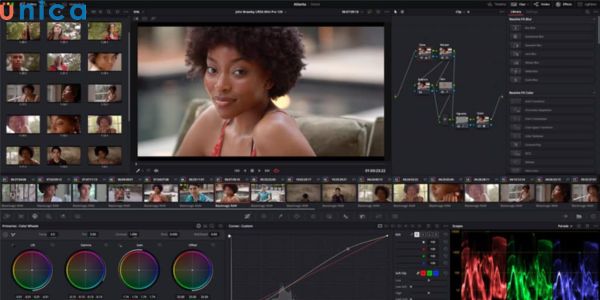 Bản Davinci Resolve miễn phí không hỗ trợ video 10 bits