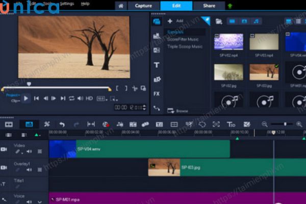 Phần mềm dựng phim Corel VideoStudio chuyên nghiệp