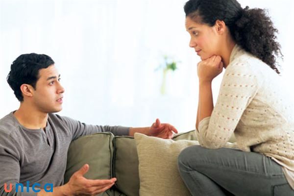 Nói chuyện một cách thẳng thắn và yêu cầu chồng cam kết