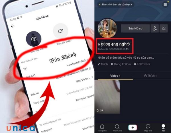 Có thể sử dụng các ký tự đặc biệt để đổi tên TikTok