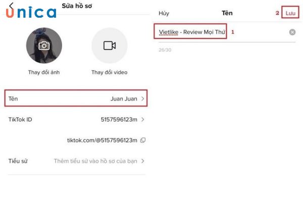 Cách đổi tên Tiktok khi chưa đủ 30 ngày