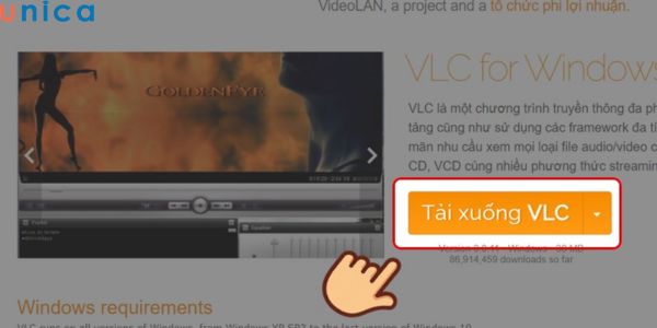 Tải xuống phần mềm VLC Media Player dành cho Windows