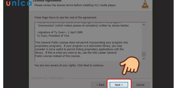 Chọn Next để qua bước tiếp theo