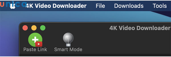 Mở ứng dụng 4K Video Downloader trên máy tính