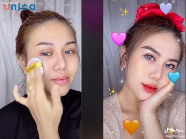Một ý tưởng quay tiktok dành cho những ai yêu thích làm đẹp là trang điểm mẫu