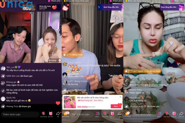 Bình luận hấp dẫn tại video TikTok của người nổi tiếng