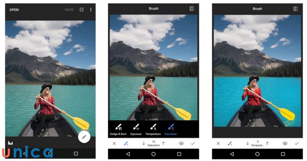Snapseed có nhiều tính năng chỉnh sửa cao cấp, nhưng rất dễ sử dụng