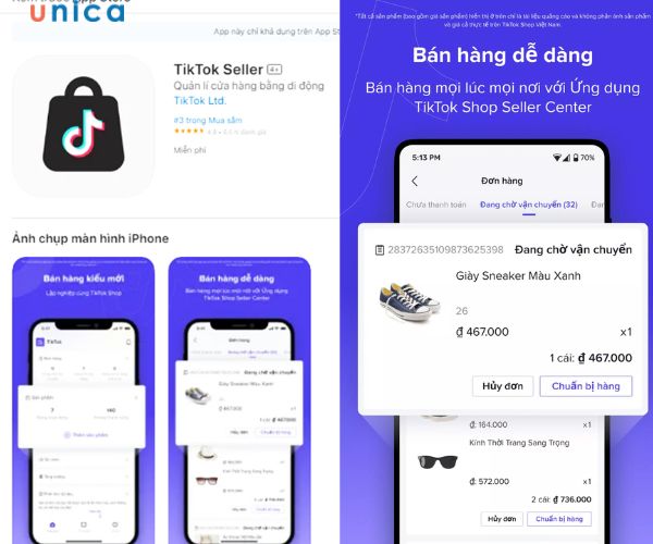 Tải ứng dụng TikTok Seller về điện thoại