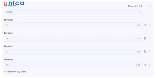 Chọn phân loại sản phẩm