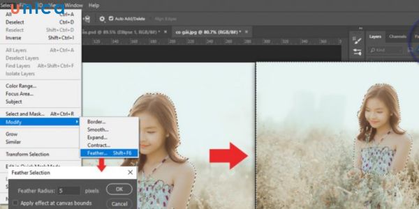 Tiến hành tạo vùng bao quanh cho đối tượng