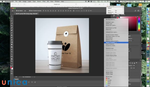 Thiết lập ánh sáng và bóng đổ cho sản phẩm sao cho phù hợp với nguồn sáng và góc nhìn của khung hình
