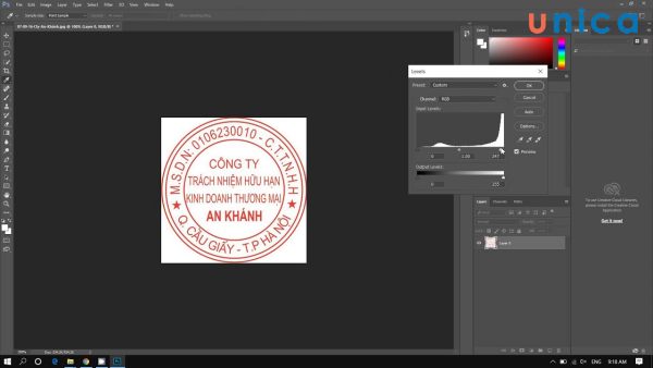 Tách con dấu khỏi hình ảnh để tạo Composite tự nhiên và hợp lý