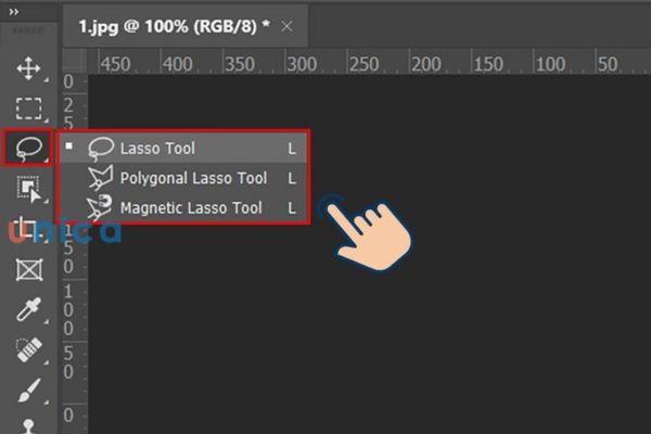 Phím tắt tách nền trong Photoshop