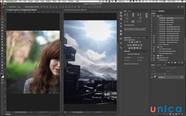 Lớp mặt nạ cho phép bạn hiển thị hoặc ẩn đi những phần của lớp ảnh mà bạn muốn ghép vào khung hình