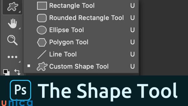 Shape Tool cho phép bạn vẽ line bằng cách sử dụng các hình dạng cơ bản như hình vuông, hình tròn, hình tam giác,…