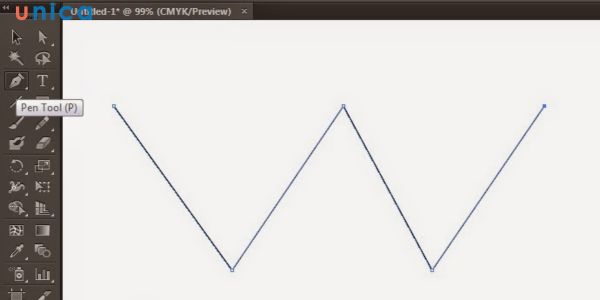 Cách sử dụng pen tool trong photoshop vẽ đường thẳng