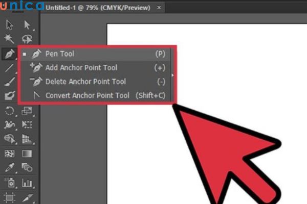Chọn công cụ vẽ phù hợp để chỉnh sửa trên Photoshop