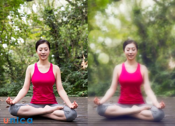 Sử dụng công cụ Brush Tool và Layer Mask để tạo ánh sáng mờ ảo