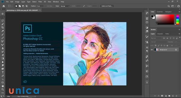 Thoát khỏi phần mềm Photoshop trước khi reset lại cài đặt