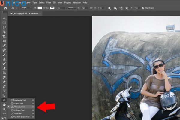 Lựa chọn phím tắt Shift + U