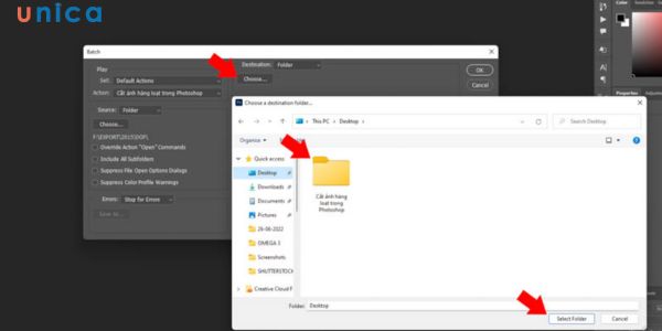 Mở thư mục ảnh