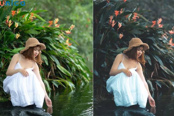 Blend màu tạo nên sự mềm mại và tự nhiên cho bức ảnh