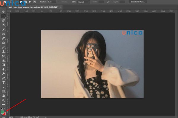 Mở hộp thoại Color Picker