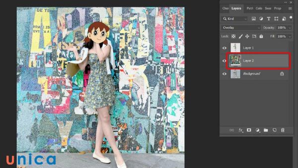 Hoán đổi vị trí Layer 1 và 2
