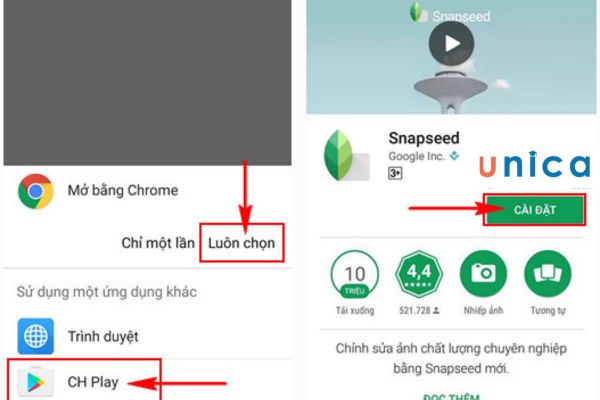 Tải ứng dụng Snapseed về điện thoại