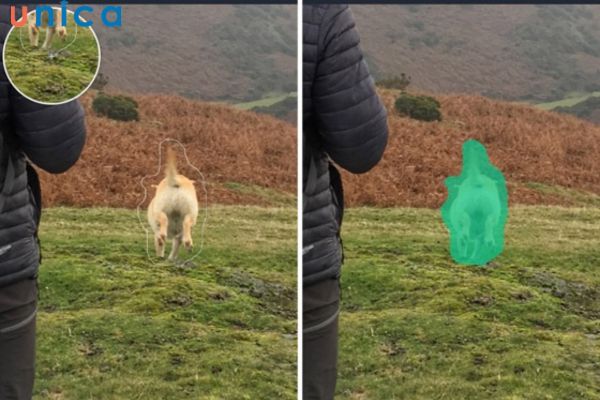 Tô vào vùng cần xoá