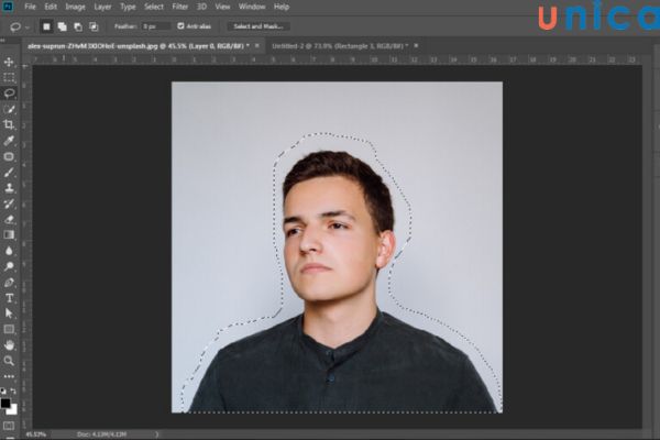 Tạo đường nét đứt bao quanh đối tượng