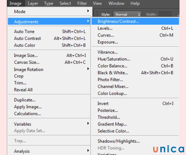 Áp dụng các lớp điều chỉnh trong Adjustments