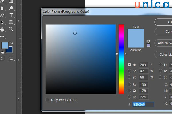 Lựa chọn mã màu logo