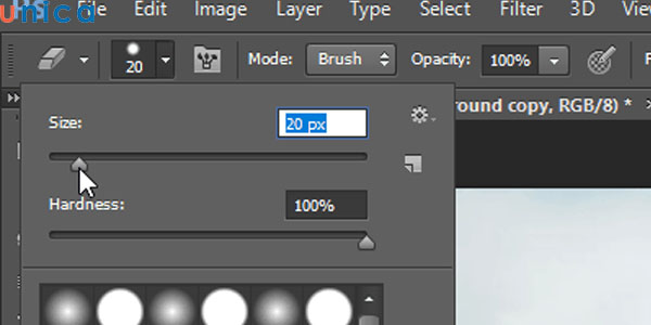 Lựa chọn kích thước điểm mũi tên