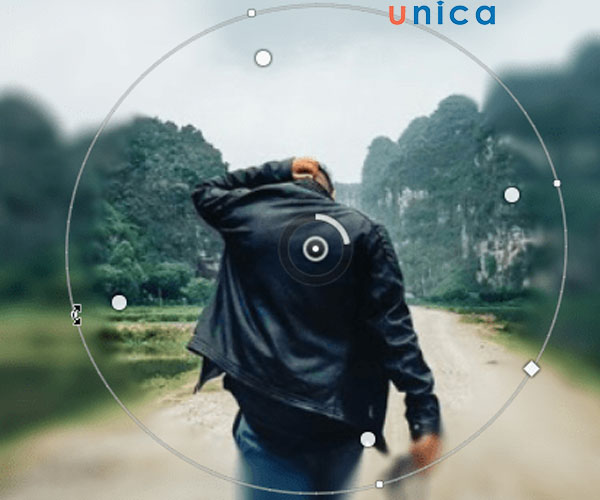 Đưa chuột vào 1 trong 4 dấu chấm nhỏ để thay đổi hình dáng