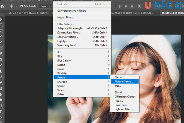 Chọn khung mặc định