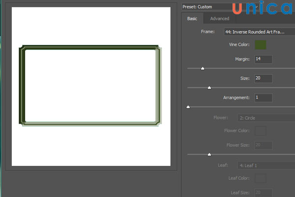Chọn mẫu khung ảnh