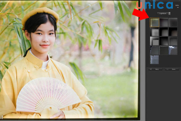 Chọn mẫu muốn sử dụng