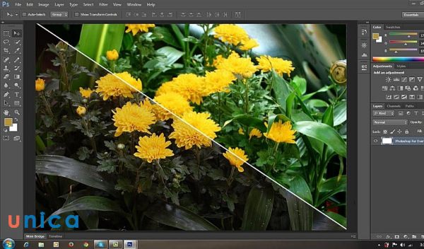Chọn công cụ làm mờ phù hợp