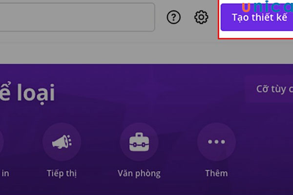 Tạo thiết kế trên Canva