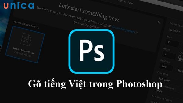 Nguyên nhân và cách khắc phục photoshop không gõ được tiếng việt