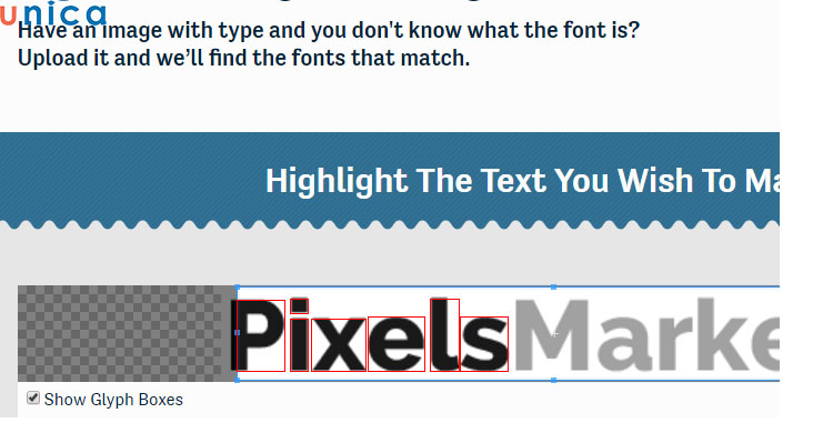 Font chữ nhận diện được