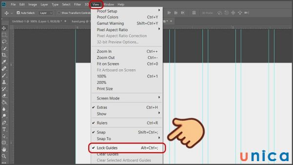 Bỏ cố định đường lưới