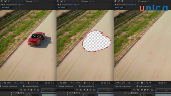 Chọn công cụ phù hợp để xóa đối tượng