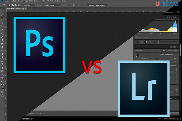 Lightroom và Photoshop là hai công cụ hoàn toàn khác nhau